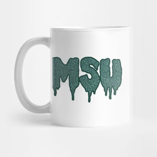 MICHSTATE glitter drip Mug